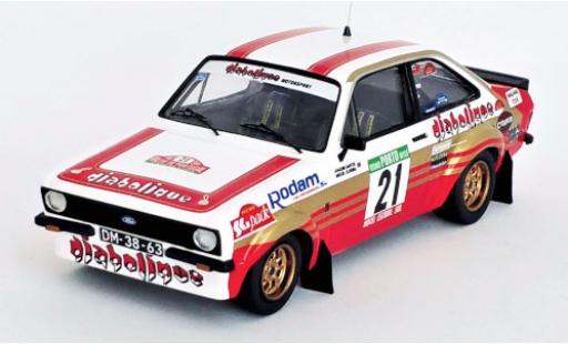 Ford Escort 1/43 Trofeu Mk II RS 1800 No.21 Diabolique Motorsport Rallye WM Rallye Portugal 1982 J.Santos/M.Oliveira diecast model cars