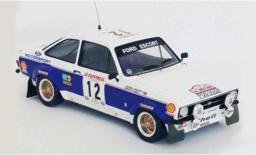 Ford Escort 1/43 Trofeu MK II RS 1800 RHD No.12 Motorsport Rallye WM Tour de Corse 1977 R.Brookes/M.Holmes diecast model cars