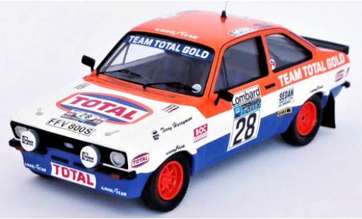 Ford Escort 1/43 Trofeu Mk II RS 1800 RHD No.28 Total Rallye WM RAC Rallye 1979 M.Wilson/T.Harryman diecast model cars