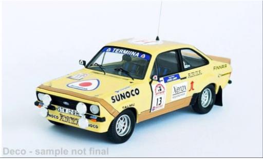 Ford Escort 1/43 Trofeu MK II RS No.13 Rallye WM 1000 Lakes Rallye 1980 1:43 diecast model cars