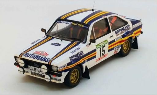 Ford Escort 1/43 Trofeu MK II RS No.15 Rothmans Rallye WM Rally Portugal 1981 M.Wilson/T.Harryman diecast model cars