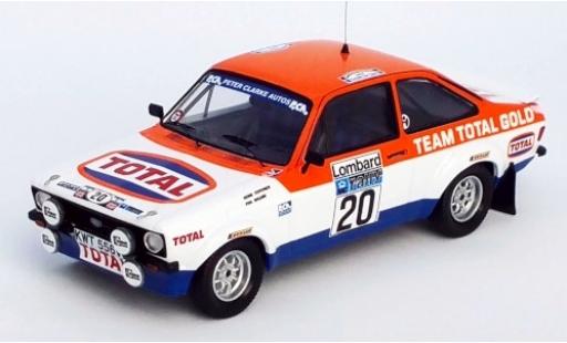 Ford Escort 1/43 Trofeu MK II RS No.20 Team Total Gold Total Rallye WM RAC Rallye 1979 H.Toivonen/P.Boland diecast model cars
