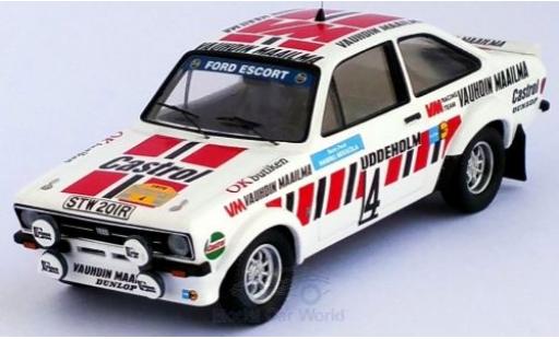 Ford Escort 1/43 Trofeu MK II RS No.4 VN Vauhdin Maalilma Rallye WM Rallye Schweden 1979 H.Mikkola/A.Hertz diecast model cars