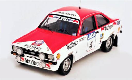 Ford Escort 1/43 Trofeu Mk2 No.4 Toyota Team Europe Rallye WM 1000 Lakes Rallye 1977 A.Vatanen/A.Aho diecast model cars