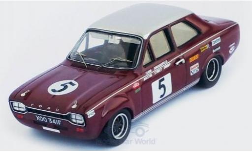 Ford Escort 1/43 Trofeu MKI 1300 GT RHD No.5 Trophee de LAvenir Zolder 1968 Y.Fontaine diecast model cars
