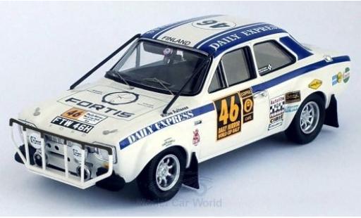 Ford Escort 1/43 Trofeu MKI No.46 Daily Express London - Mexico World Cup Rally 1970 R.Aaltonen/H.Liddon diecast model cars