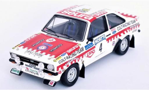 Ford Escort 1/43 Trofeu MkII No.4 Colt Racing Team 1000 Lakes Rallye 1975 T.Makinen/H.Liddon diecast model cars