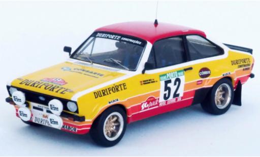 Ford Escort 1/43 Trofeu MkII No.52 Duriforte Rally Portugal 1982 C.Bica/F.Prata diecast model cars