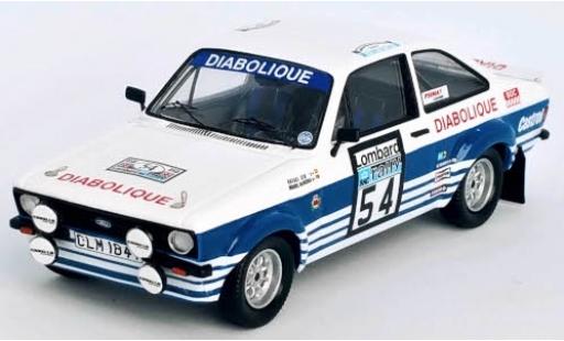 Ford Escort 1/43 Trofeu MkII RS 1800 No.54 Diabolique Rallye WM RAC Rallye 1980 R.Cid/M.Oliveira diecast model cars