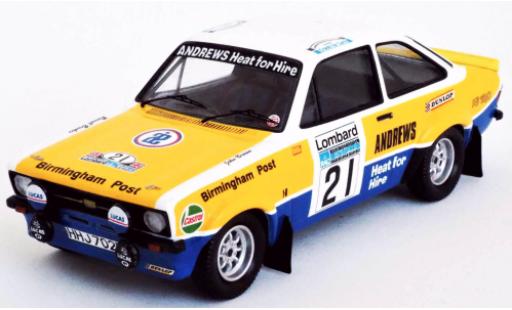 Ford Escort 1/43 Trofeu MkII RS 1800 RHD No.21 Andrews Rallye WM RAC Rally 1975 R.Brookes/J.Brown diecast model cars