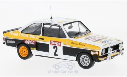 Ford Escort MKI 1/43 Trofeu MKII RS 1800 tarmac RHD No.2 Tarmac Haspengouw rally 1980 M.Wilson/T.Harryman diecast model cars