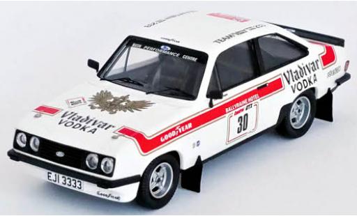 Ford Escort 1/43 Trofeu MkII RS2000 RHD No.30 Bush Performance Center Vladivar Vodka Rallye Donegal 1979 J.Lyons/T.Semple diecast model cars