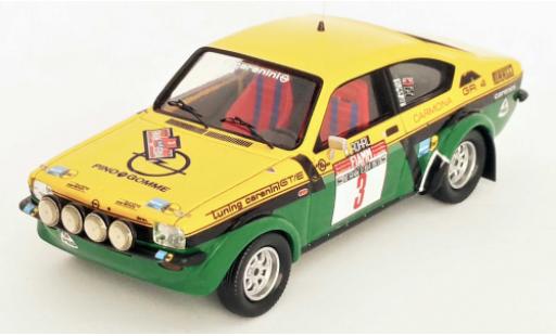 Diecast model cars Opel Kadett 1/43 Trofeu C GT/E No.3 Rally Elba 1977 W.Röhrl/W.Pitz Opel Kadett 1/43 Trofeu C GT/E No.3 Rally Elba 1977 W.Röhrl/W.Pitz diecast model cars