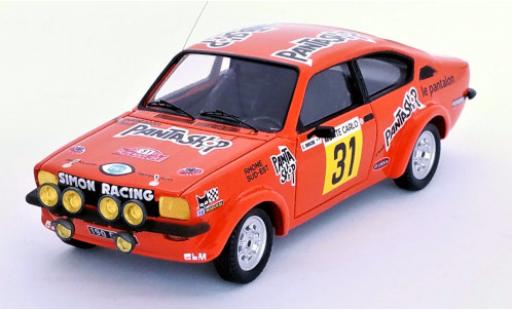 Diecast model cars Opel Kadett 1/43 Trofeu GT/E No.31 Pantashop Rallye WM Rally Monte Carlo 1978 C.Dorche/J.B.Vieu Opel Kadett 1/43 Trofeu GT/E No.31 Pantashop Rallye WM Rally Monte Carlo 1978 C.Dorche/J.B.Vieu diecast model cars