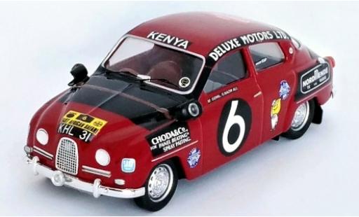 Saab 96 1/43 Trofeu RHD No.6 East African Safari Rally 13 A.Nazir/M.Bhardwaj diecast model cars