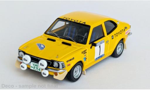 Diecast model cars Toyota Corolla 1/43 Trofeu Levin Rally Nordland 1974 #1 1:43 Toyota Corolla 1/43 Trofeu Levin Rally Nordland 1974 #1 1:43 diecast model cars