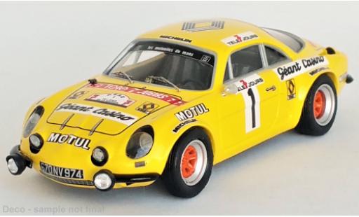 Alpine A110 1/43 Trofeu Renault No.1 Tour de la Reunion 1979 diecast model cars