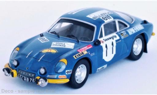 Alpine A110 1/43 Trofeu Renault No.11 Rallye WM Rallye Suède 1973 diecast model cars