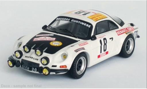 Alpine A110 1/43 Trofeu Renault No.18 Rallye WM Tour de Corse 1978 diecast model cars