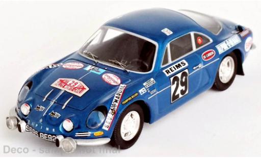 Alpine A110 1/43 Trofeu Renault No.29 Rallye Monte Carlo 1972 diecast model cars