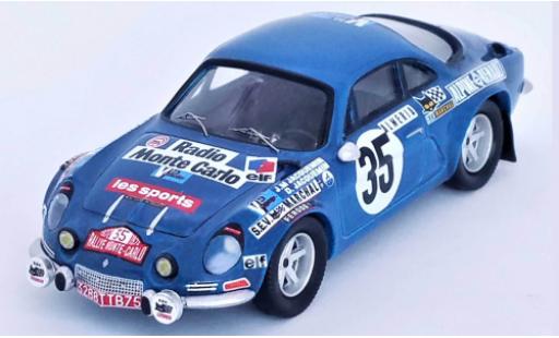 Alpine A110 1/43 Trofeu Renault No.35 Rallye WM Rallye Monte Carlo 1972 diecast model cars