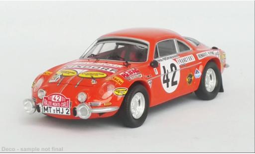 Alpine A110 1/43 Trofeu Renault No.42 Rallye WM Rallye Monte Carlo 1973 diecast model cars