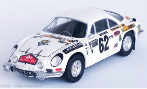 Alpine A110 1/43 Trofeu Renault No.62 Rallye WM Rallye Monte Carlo 1973 diecast model cars