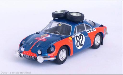 Alpine A110 1/43 Trofeu Renault No.82 Rallye WM Rallye Monte Carlo 1973 diecast model cars