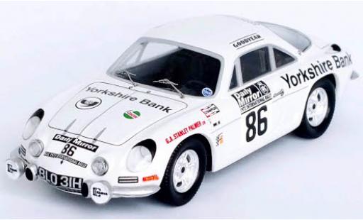 Alpine A110 1/43 Trofeu Renault No.86 RAC Rallye 1972 diecast model cars
