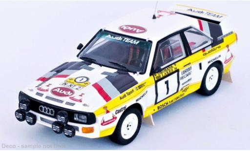 Audi Sport Quattro 1/43 Trofeu Sport quattro No.1 Team Rallye WM 1000 Lakes Rallye 1984 diecast model cars