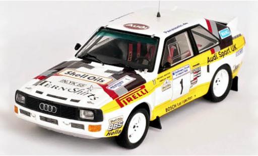 Audi Sport Quattro 1/43 Trofeu Sport quattro No.1 Circuit of Irland 1985 diecast model cars
