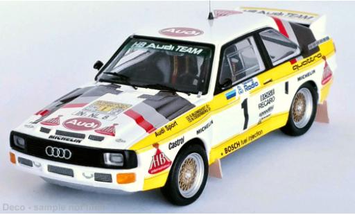 Audi Sport Quattro 1/43 Trofeu Sport quattro No.1 HB Rallye WM Rallye Schweden 1985 diecast model cars