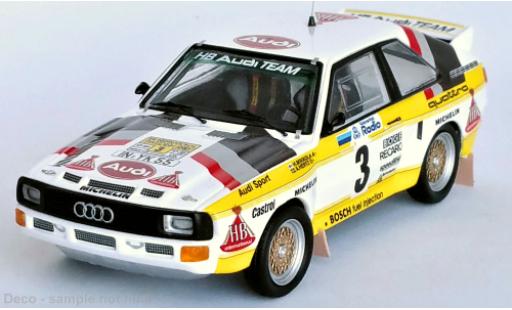 Audi Sport Quattro 1/43 Trofeu Sport quattro No.3 HB Rallye WM Rallye Schweden 1985 diecast model cars