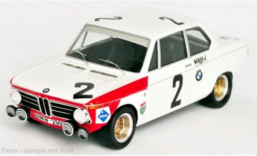 Bmw 2002 1/43 Trofeu tiK No.2 24h Spa 1969 diecast model cars