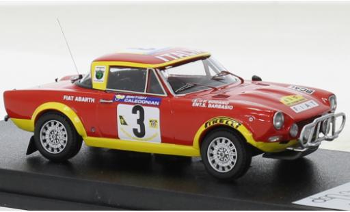 Diecast model cars Fiat 124 1/43 Trofeu Abarth Rallye No.3 Rallye WM Safari Rallye 1974 Fiat 124 1/43 Trofeu Abarth Rallye No.3 Rallye WM Safari Rallye 1974 diecast model cars