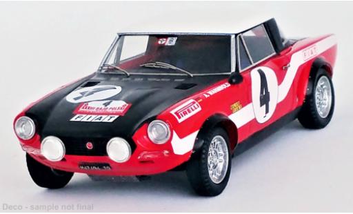 Diecast model cars Fiat 124 1/43 Trofeu Abarth Rallye No.4 Rallye Polen 1973 Fiat 124 1/43 Trofeu Abarth Rallye No.4 Rallye Polen 1973 diecast model cars