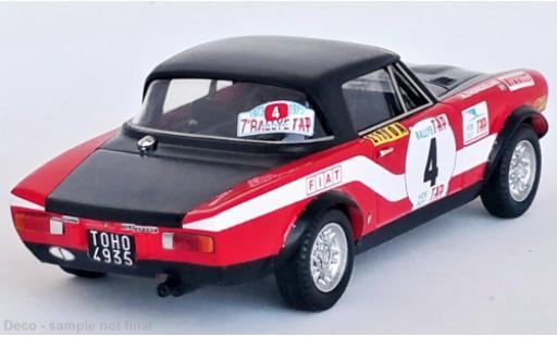 Diecast model cars Fiat 124 1/43 Trofeu Abarth Rallye No.4 Rallye WM Rallye Portugal 1973 Fiat 124 1/43 Trofeu Abarth Rallye No.4 Rallye WM Rallye Portugal 1973 diecast model cars