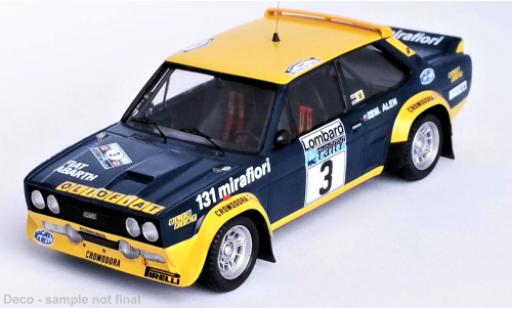 Fiat 131 1/43 Trofeu Abarth No.3 Olio Rallye WM RAC Rallye 1976 diecast model cars