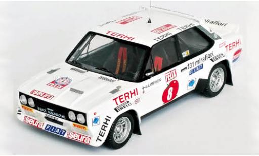 Fiat 131 1/43 Trofeu Abarth No.8 Rallye WM 1000 Lakes Rallye 1978 diecast model cars