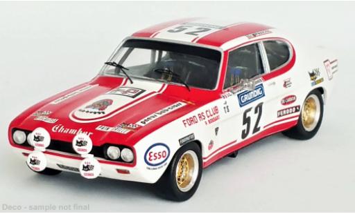 Diecast model cars Ford Capri 1/43 Trofeu MK I 2600 RS No.52 Tour de France Auto 1973 Ford Capri 1/43 Trofeu MK I 2600 RS No.52 Tour de France Auto 1973 diecast model cars