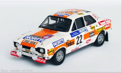 Ford Escort 1/43 Trofeu MK I No.22 Rallye WM 1000 Lakes Rallye 1975 diecast model cars