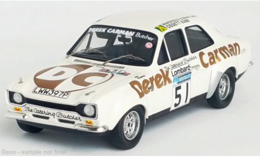Ford Escort 1/43 Trofeu MK I RHD No.51 Rallye WM RAC Rallye 1975 diecast model cars