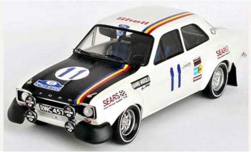 Ford Escort 1/43 Trofeu MK I RS 1600 No.11 Rallye WM Rallye Acropolis 1972 diecast model cars