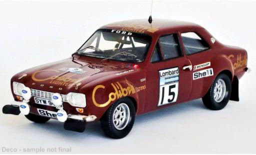Ford Escort 1/43 Trofeu MK I RS 1600 No.15 Colibri Lighters Rallye WM RAC Rallye 1974 diecast model cars