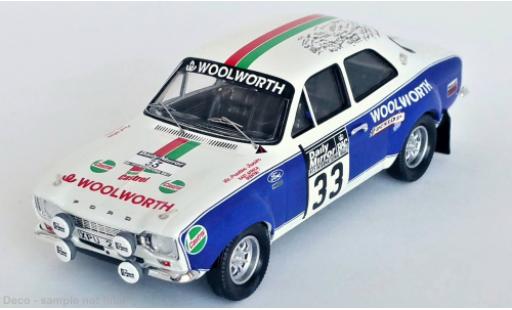 Ford Escort 1/43 Trofeu MK I RS 1600 No.33 Woolworth Rallye WM RAC Rallye 1973 diecast model cars