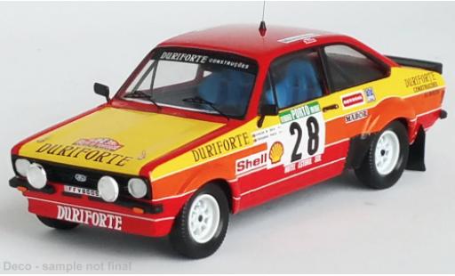 Ford Escort 1/43 Trofeu MK II No.28 Rallye WM Rallye Portugal 1983 diecast model cars