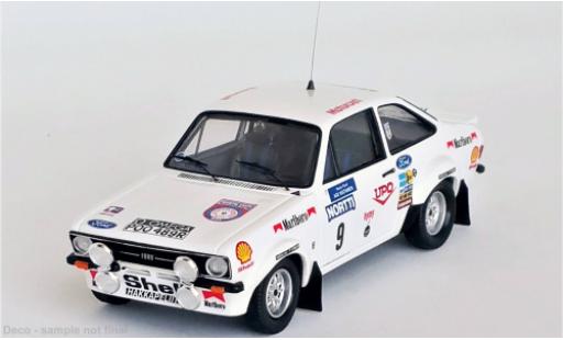 Ford Escort 1/43 Trofeu Mk II RS 1800 No.9 Rallye WM 1000 Lakes Rallye 1976 diecast model cars