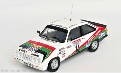Ford Escort 1/43 Trofeu MK II RS 2000 No.14 HWRT tuning Rallye DM Rallye Hunsrück 1984 diecast model cars