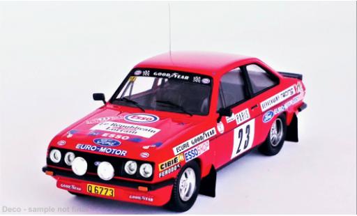 Ford Escort 1/43 Trofeu MK II RS 2000 No.23 Rallye WM Rallye Monte Carlo 1979 diecast model cars