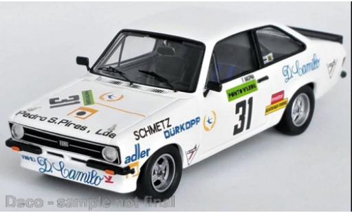 Ford Escort 1/43 Trofeu MK II RS 2000 No.31 Vila do Conde 1981 diecast model cars